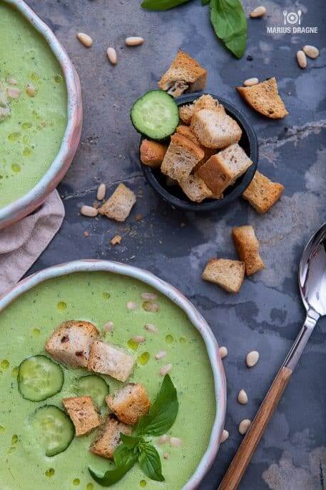 Gazpacho verde – supa rece de vara